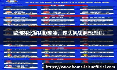 欧洲杯比赛周期紧凑，球队备战更显迫切！